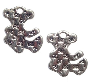 s14 ZAWIESZKI CHARMS DUŻE MISIE 3 szt 22 mm MIŚ