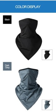 Ice Silk Hanging Ear Triangle Scarf Summer Anti-UV Sun Protection
