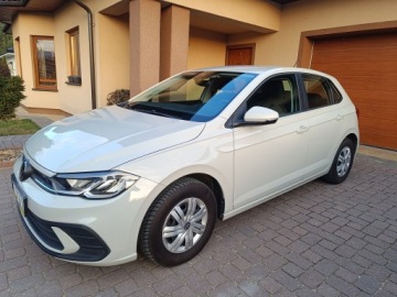 Volkswagen Polo VI Hatchback 5d Facelifting 1.0 TSI 95KM 2022 Volkswagen Polo 1.0 TSI 95KM Salon PL Serwis ASO JAK NOWY rok 2022