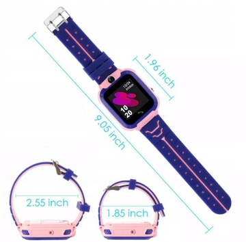 УМНЫЕ ЧАСЫ ДЛЯ ДЕТЕЙ LBS IP67 РОЗОВЫЕ