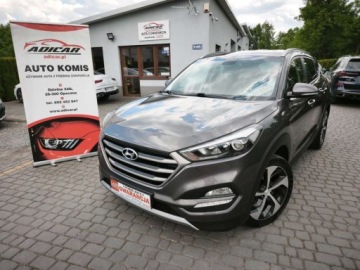 Hyundai Tucson III SUV 1.7 CRDI 115KM 2018 Hyundai Tucson 1.7 CRDi Ledy Navi Kamera Felga Piekny GWARANCJA