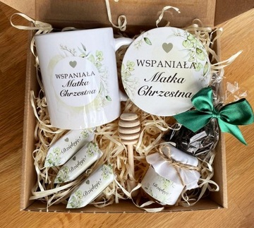 Набор подарок на крещение крестной маме ZK1