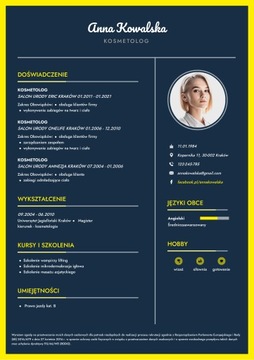 Szablon CV, Curriculum Vitae , Kreator CV, CV