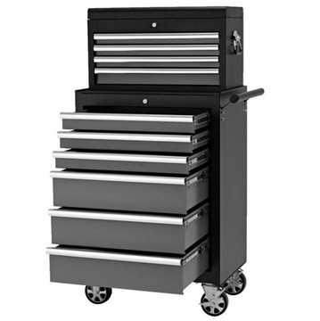 Шкаф для инструментов BQ на колесиках с замком, 6 ящиков