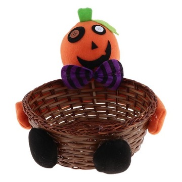 Хэллоуин украшения дома подарок конфеты корзина сладостей вечеринка оранжевый