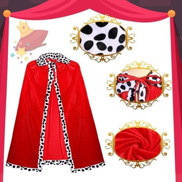 КОРОЛЕВСКИЙ НАРЯД НА РОДНОЙ ПРАЗДНИК КОРОЛЕВСКИЙ КОМПЛЕКТ ДЕТСКИЙ КОРОНА КАПЕСТР 134-140