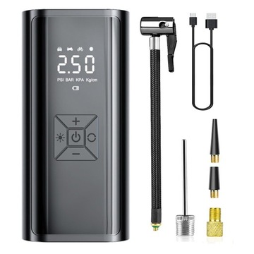 ELEKTRYCZNA POMPKA POWIETRZA Z LCD I ŚWIATŁEM LED