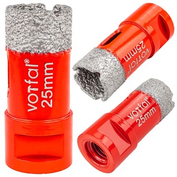 WIERTŁO DIAMENTOWE 25MM KORONKA OTWORNICA M14 GRES