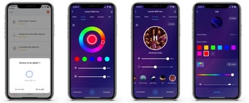 Новогодние светодиодные WIFI елочные светильники SMART TUYA лента 10м 100шт МНОГОЦВЕТНАЯ