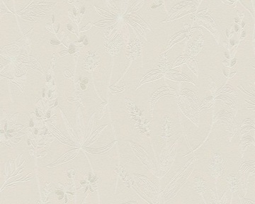 TAPETA TAPETY 37363-4 BEŻ GAŁĄZKI KWIATY ZIELNIK