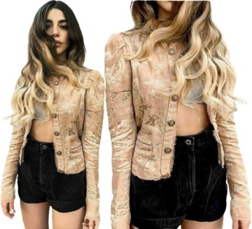 A923 ZARA MARYNARKA KURTKA PŁASZCZ ŻAKIET - S