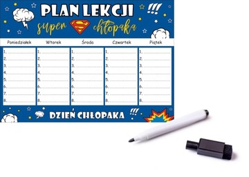 PLAN LEKCJI magnetyczny PISAK dzień chłopaka 10szt