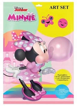 DIAKAKIS Kolorowanka z naklejkami Minnie