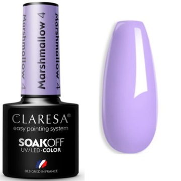 LAKIER HYBRYDOWY CLARESA MARSHMALLOW NR 4, 5ml