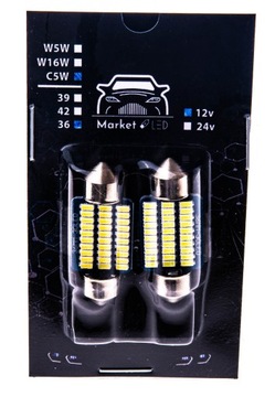 Led C5W - 36 LED SMD 36mm - CANBUS. Żarówki Led