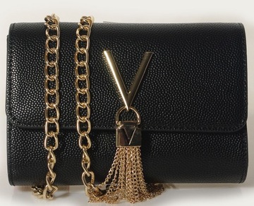 Valentino DIVINA torebka na ramię VBS1R403G nero gold borse a spalla