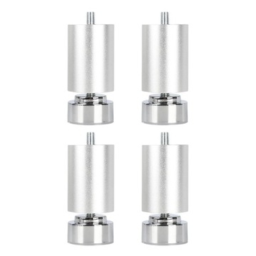 4x Gwint M10 Nogi ramy łóżka Argent 10cm