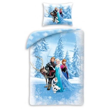Komplet pościeli FROZEN KRAINA LODU ELZA I ANNA 160cm