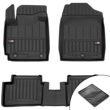 Gumové 3D koberce Kia Picanto II 2011-2017 rohož bonus