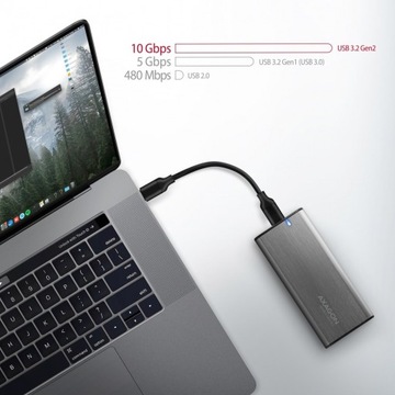 Внешний корпус твердотельного накопителя USB-C 3.2 Gen2 M2 NVMe SATA