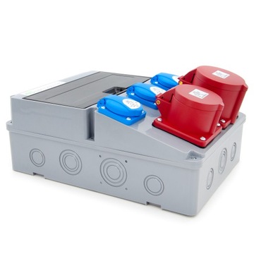 СТРОИТЕЛЬНЫЙ РАСПРЕДЕЛИТЕЛЬНЫЙ ЩИТ ЗАЩИЩЕННЫЙ 16 32 5P 3xGS