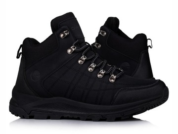 Buty męskie zimowe HI-TEC Mengelo Mid Black