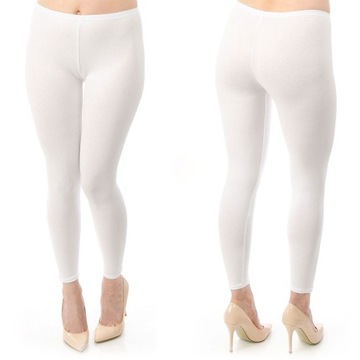 LEGGINSY GETRY LEGINSY BIAŁE L 40 PRODUKT POLSKI
