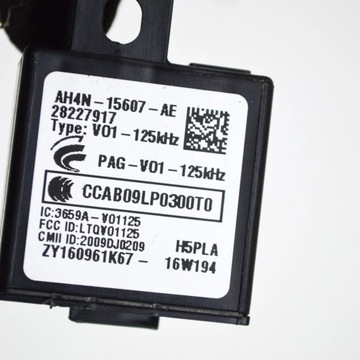 JAGUAR F-PACE 2016 MODUL / ŘÍZENÍ SYSTÉMU STARTOVÁNÍ BEZ KLÍČKU