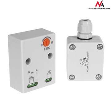 Датчик сумерек Maclean MCE35 с внешним датчиком, макс. 3450 Вт
