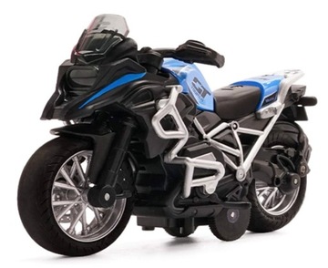 MOTOR MOTOCYKL ŚCIGACZ Z NAPĘDEM ŚWIATŁO DŹWIĘK