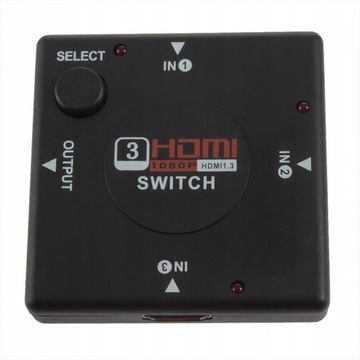 SWITCH ROZDZIELACZ HDMI FULL HD 3 IN 1 OUT HIT