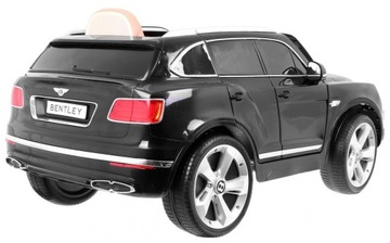 Auto na akumulator Bentley Bentayga dla dzieci Czarny + Koła EVA + Radio MP
