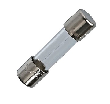 Bezpiecznik topikowy szklany rurkowy 30mm 15A