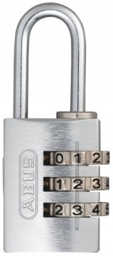 KŁÓDKA JARZMOWA SZYFROWA ABUS 20 MM SREBRNY