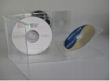 Коробки для дисков на 1 CD Jewel Case Clear 40 шт.
