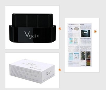 ELM327 iCar3 Vgate OBD2 Bluetooth BT 3.0 Интерфейс