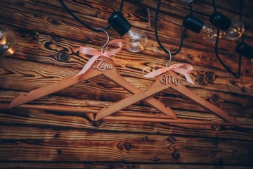 Свадебные вешалки - Комплект! Муж - Жена