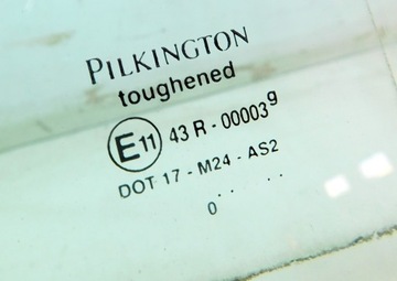 JAGUAR S-TYPE 3.0 03R SKLO (OKNO) DVEŘE PRAVÝ ZADNÍ