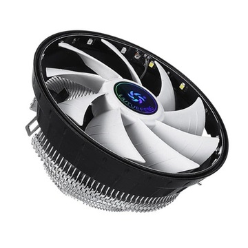 WENTYLATOR CHŁODZĄCY PROCESORA RADIATOR KOMPUTEROWY O WYSOKIEJ WYDAJNOŚCI, BIAŁY
