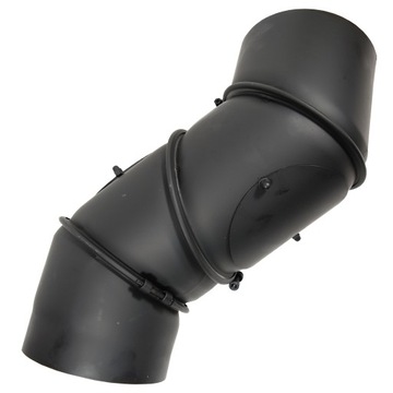 Kolano spalinowe nastawne 4 segmentowe fi150 KOMIN