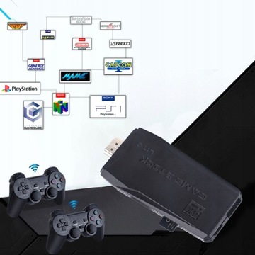 БЕСПРОВОДНАЯ ИГРОВАЯ КОНСОЛЬ M8 В РЕТРО 20 000 ИГР, ПОДКЛЮЧИ И ИГРАЙ