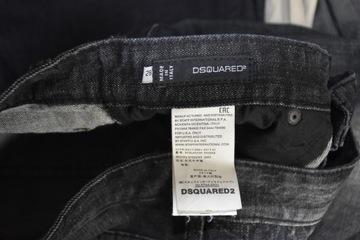 Dsquared2 D2 spodnie męskie jeans 28