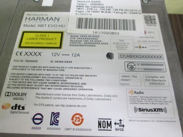 BMW F20 F22 F23 НАВИГАЦИЯ NBT ID4 БОЛЬШОЙ ВЫБОР