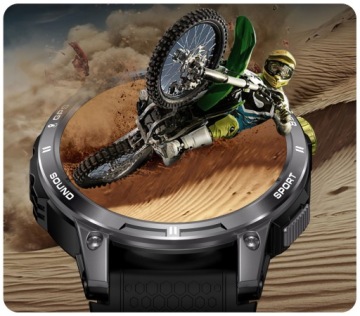 SMARTWATCH GPS AMOLED 400 мАч Меню PL Talks Водонепроницаемый Спорт POL