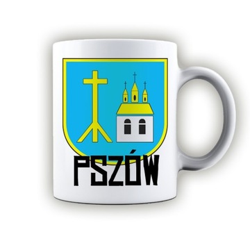 kubek ceramiczny herb Pszów