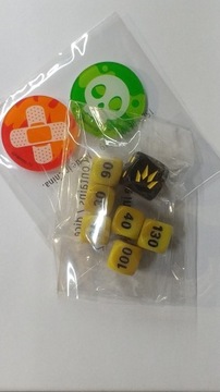 Pokemon kości i znaczniki ETB Crown Zenith