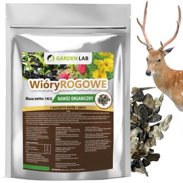 Nawóz WIÓRY ROGOWE Z KOPYTAMI Pomidory, Kwiaty, Warzywa, Mączka Rogowa 1KG