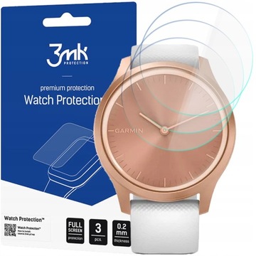 ZESTAW 3x FOLIA OCHRONNA 3MK NA EKRAN DO GARMIN VIVOMOVE STYLE 42mm