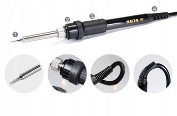 Аппарат для сварки пластика 706 + НАСАДКИ НО ЖЕЛЕЗНЫЕ