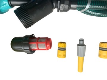 Напорный садовый насос для Mauser IBC с подключением всасывающего шланга КОМПЛЕКТ